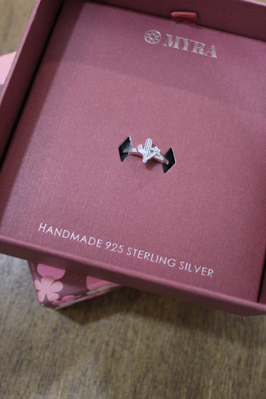 Cactus Dawn Sterling Silver Ring