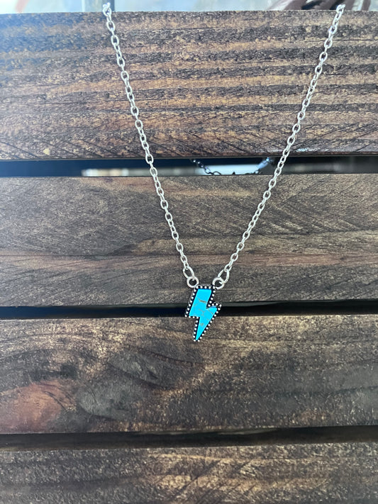Turquoise Bolt Necklace