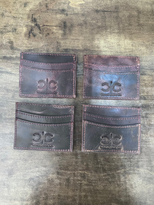 Cowhide Card Holders