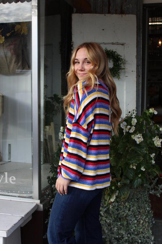 Maeve Striped Sweater