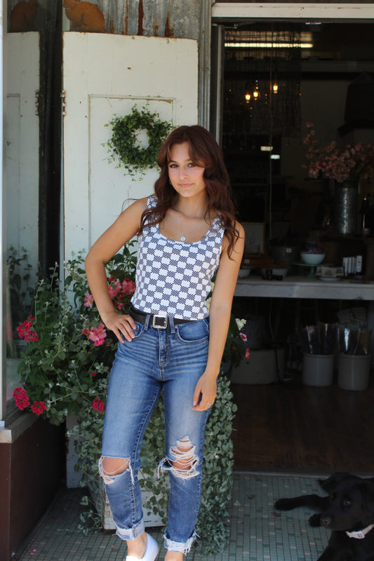 The Lexie Checkered Tank