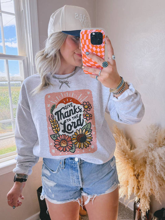 GIVE THANKS Sweatshirt