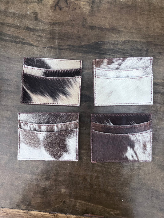 Cowhide Card Holders