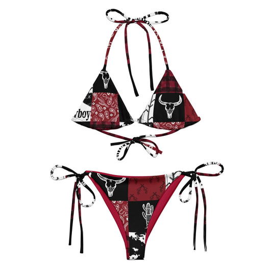 Cowboy string bikini