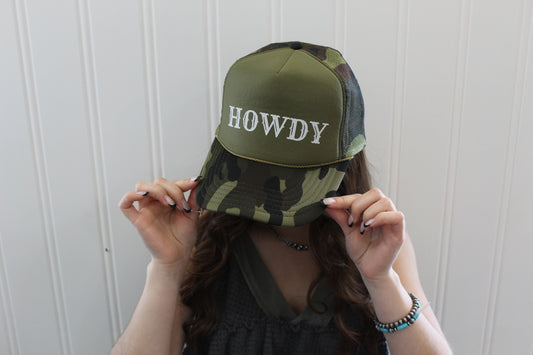 Camo Howdy Hat