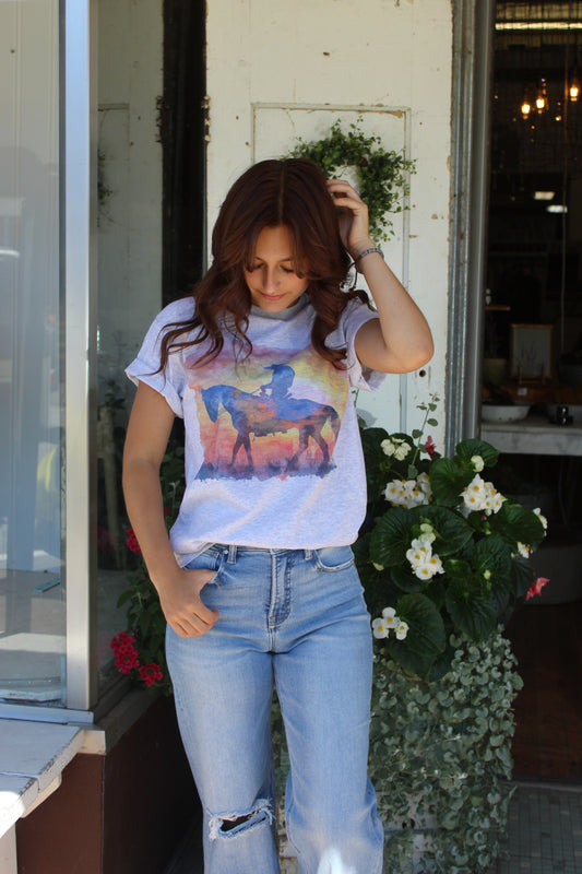The Sunset Ride Tee