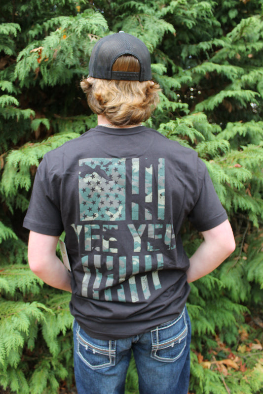 Ol Glory Camo Tee