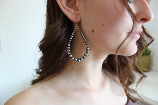 Sterling Silver Teardrop Earrings