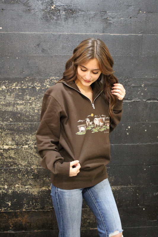 THE LONGHORNS Quarter Zip