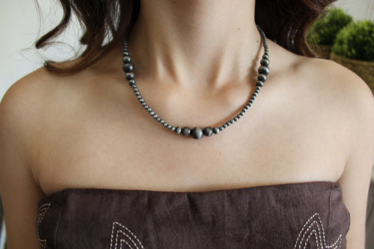 Silver Cluster Necklace