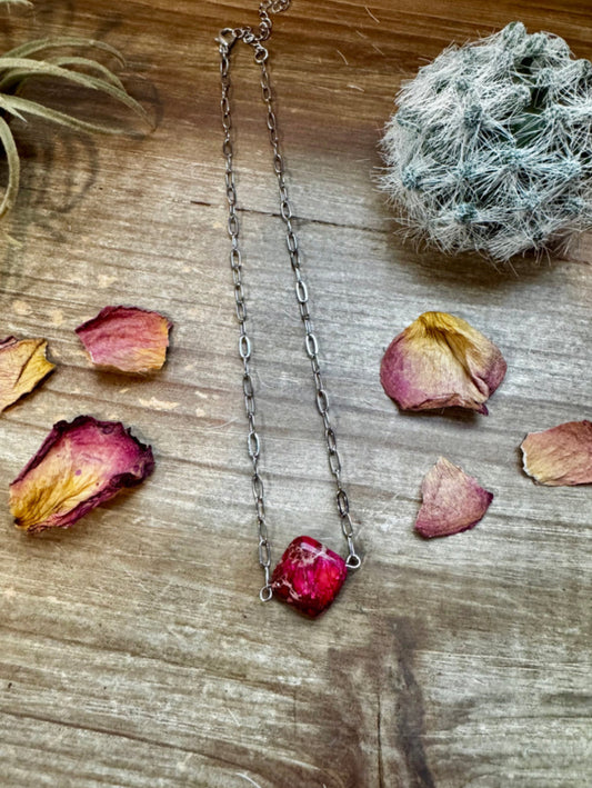 Pink Verascite Choker