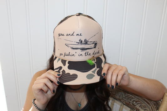 Fishin' in the Dark Trucker Hat