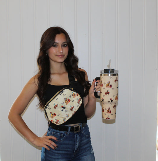 Vintage Cowboy Tumbler