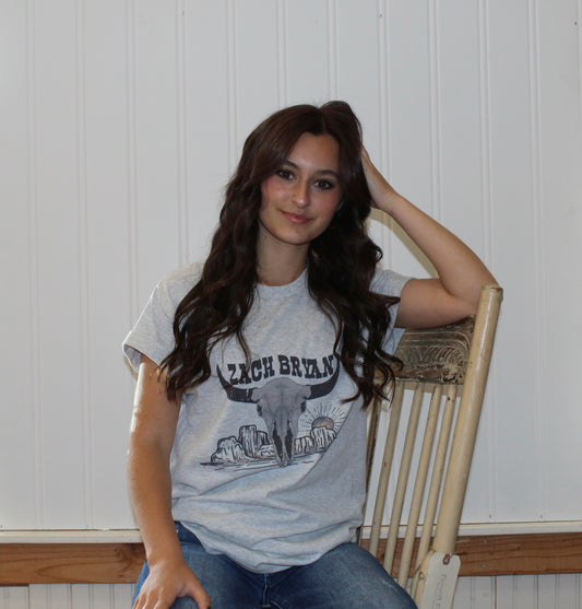 Zach Bryan Skull Tee