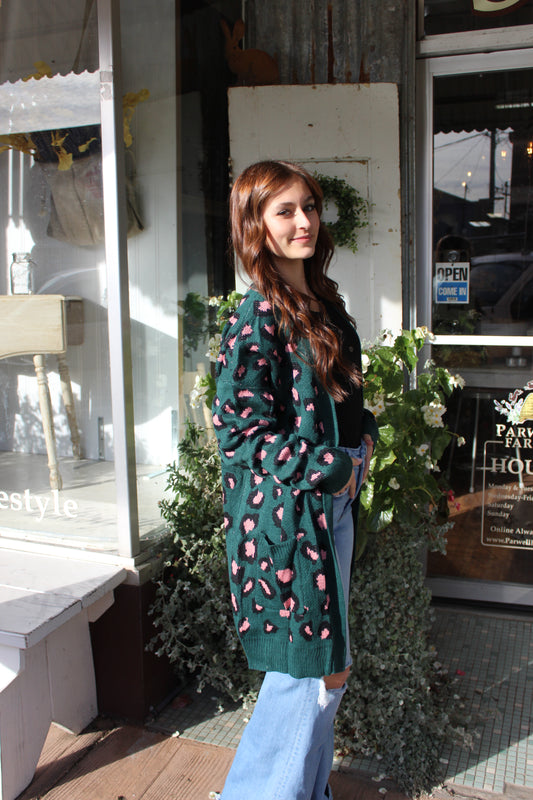 Out of the Woods Leopard Cardigan