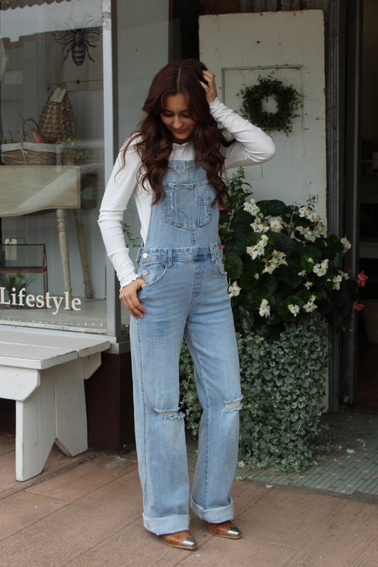 Straight Leg Overalls