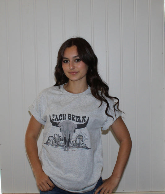 Zach Bryan Skull Tee