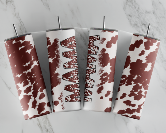 Mama Cowhide Tumbler