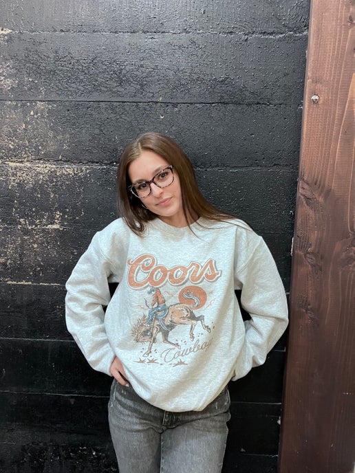 Coors Cowboy Crewneck
