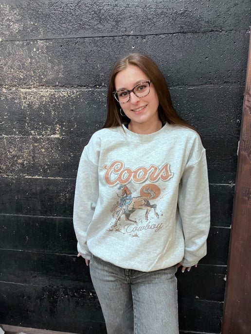 Coors Cowboy Crewneck