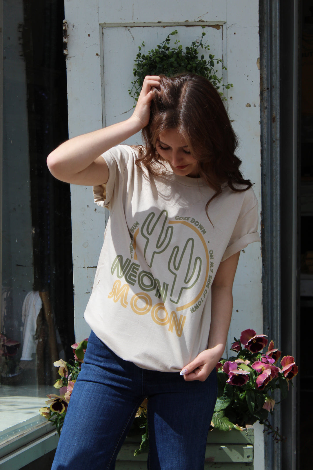 Neon Moon Cactus Graphic Tee