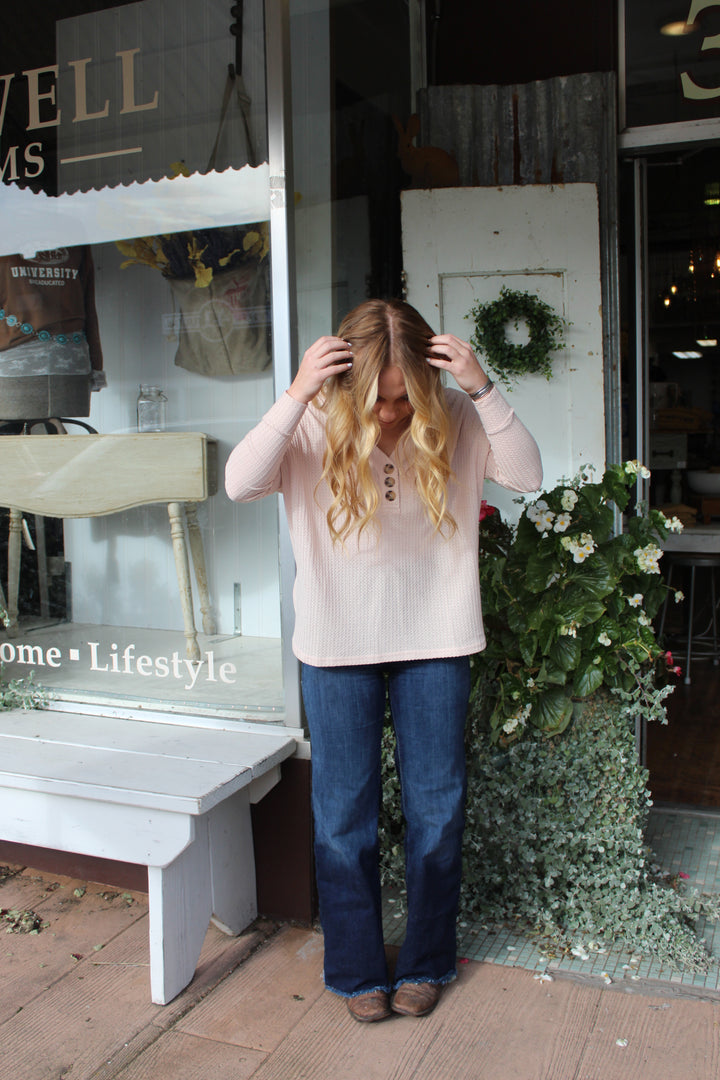 Mireille Waffle Knit Top