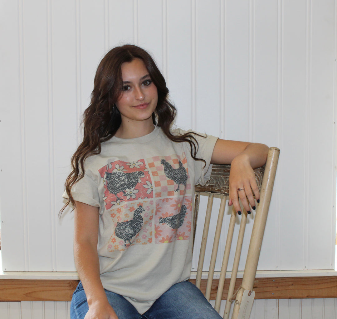 Chicken Girly tee
