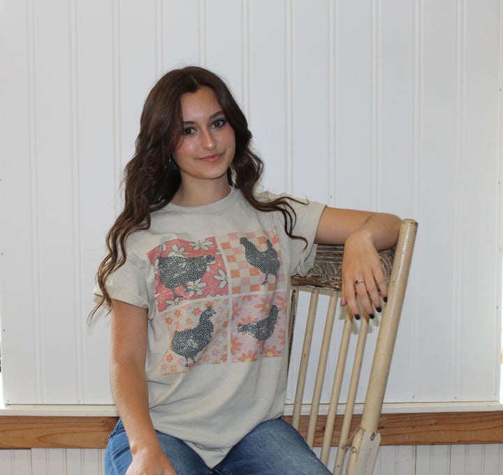 Chicken Girly tee
