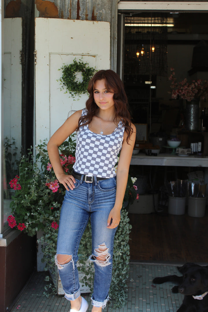 The Lexie Checkered Tank