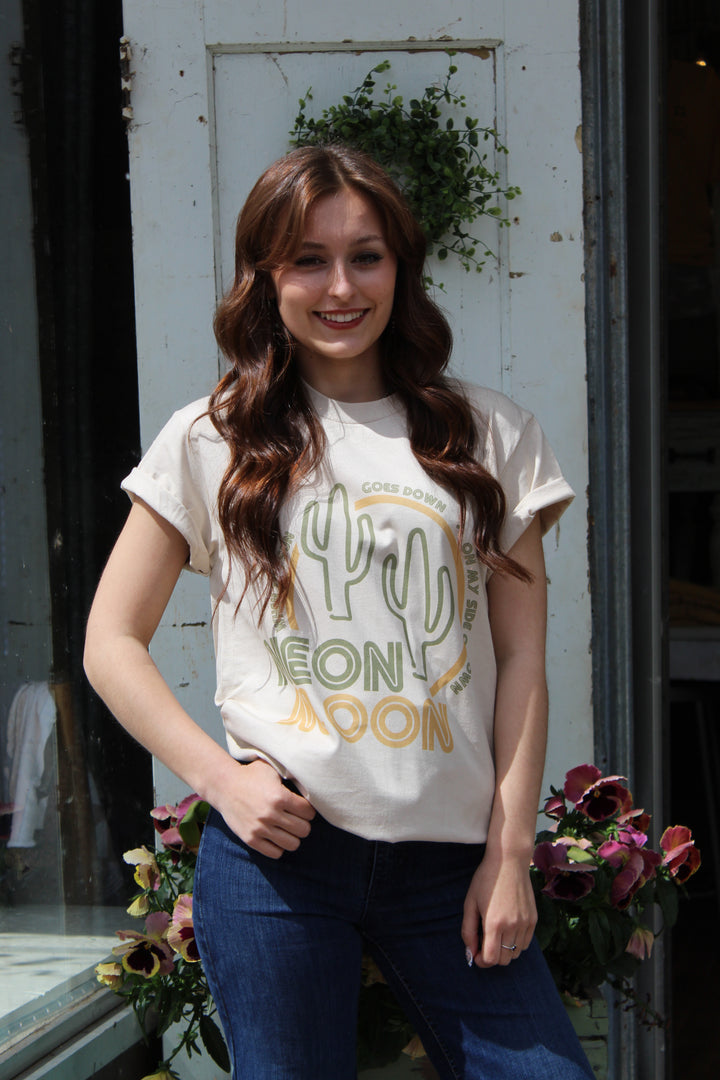 Neon Moon Cactus Graphic Tee