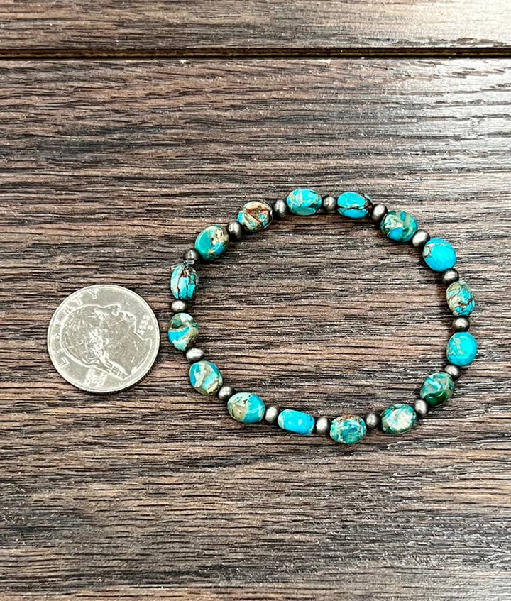 Handmade Gemstone Stretch Bracelet