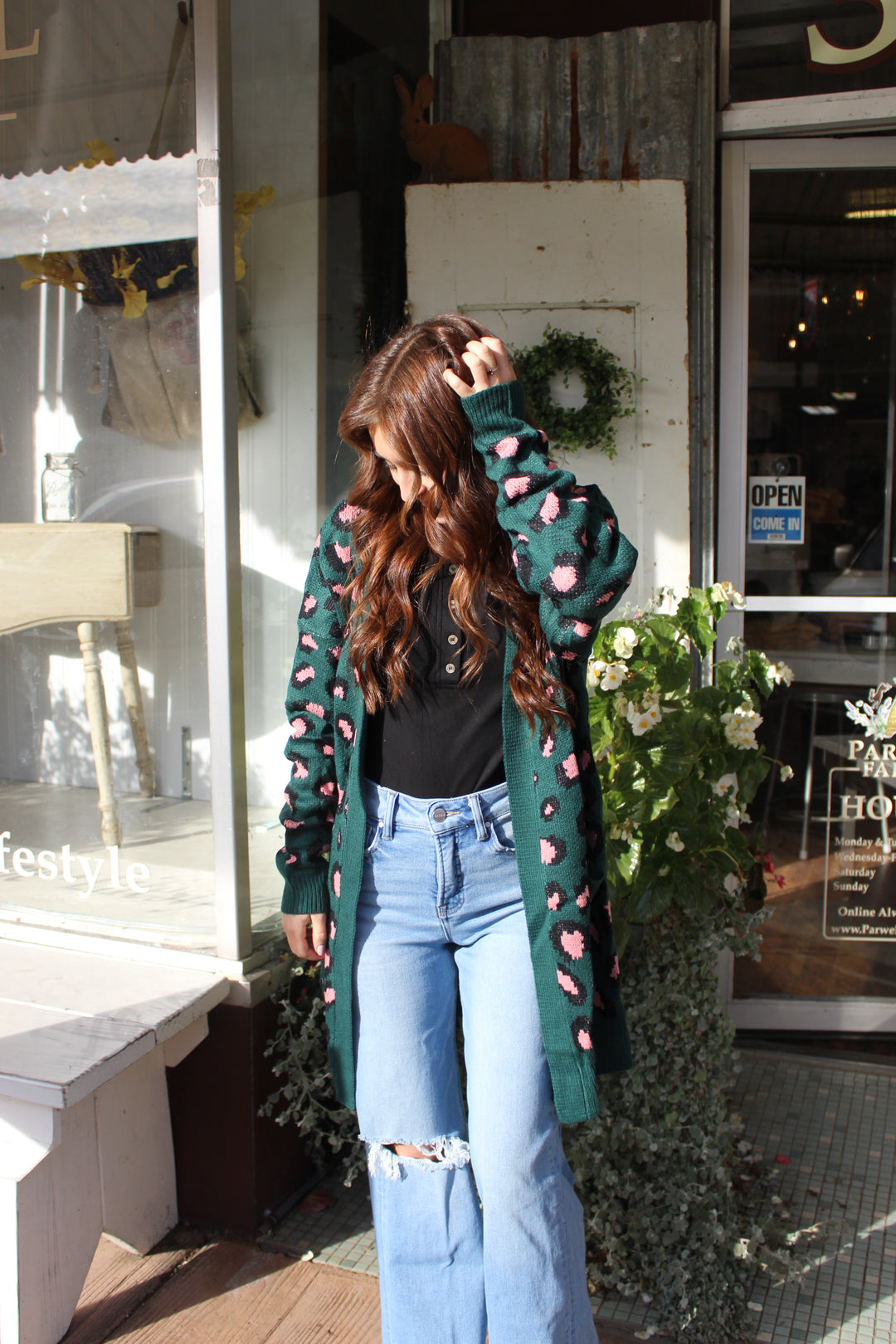 Out of the Woods Leopard Cardigan