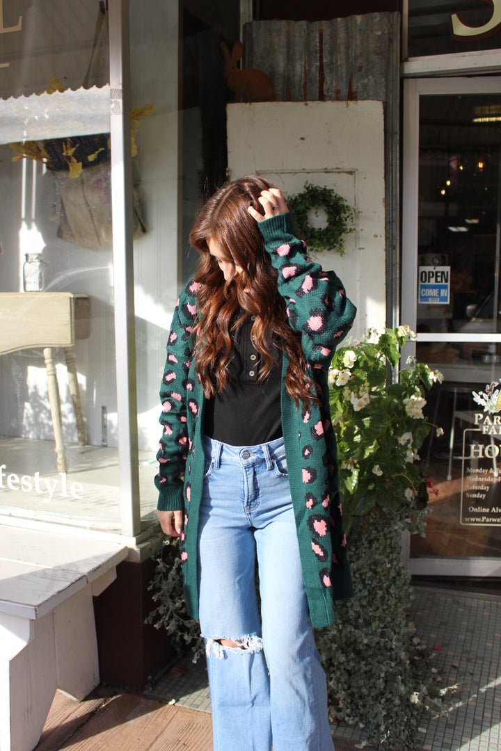 Out of the Woods Leopard Cardigan