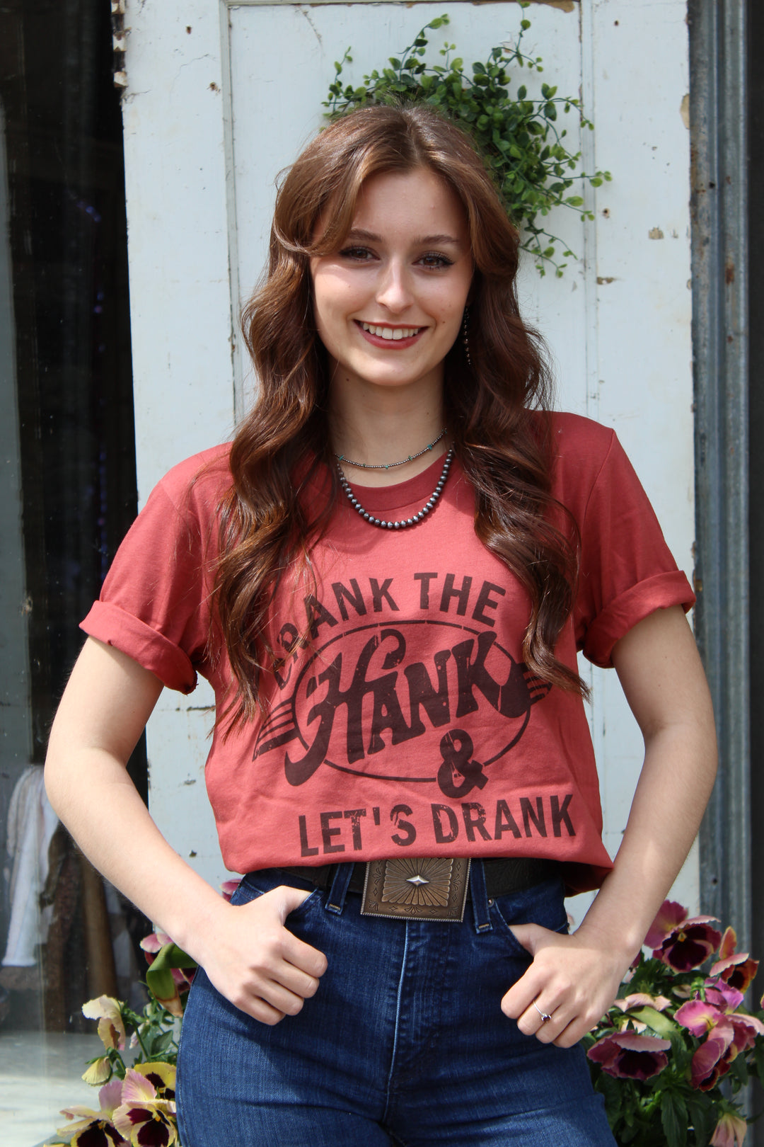 Crank The Hank Graphic Tee