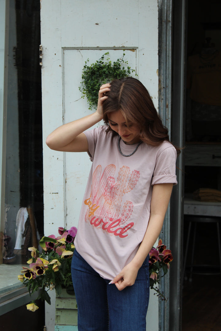 Stay Wild Cactus Graphic Tee