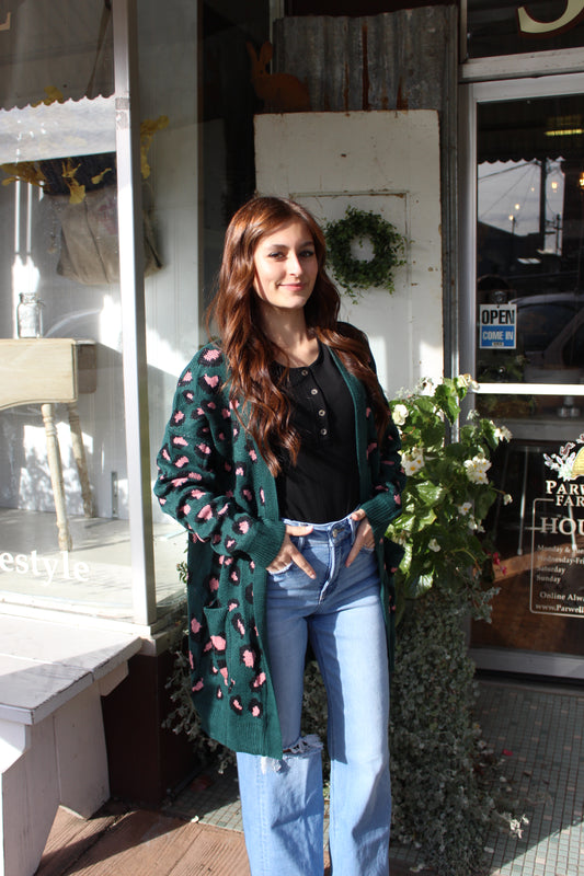 Out of the Woods Leopard Cardigan