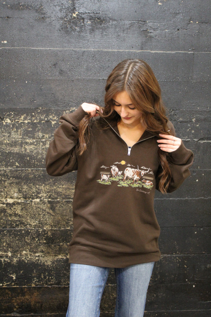 THE LONGHORNS Quarter Zip