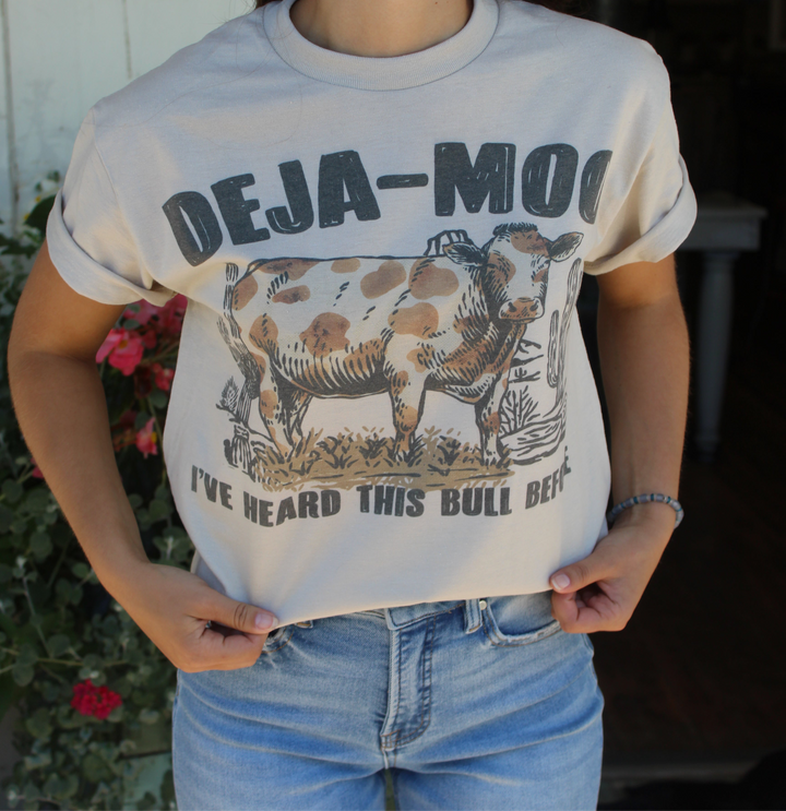 DEJA-MOO tee