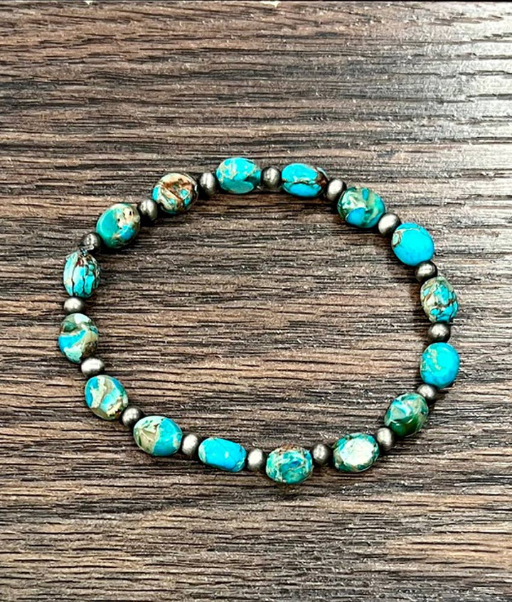 Handmade Gemstone Stretch Bracelet