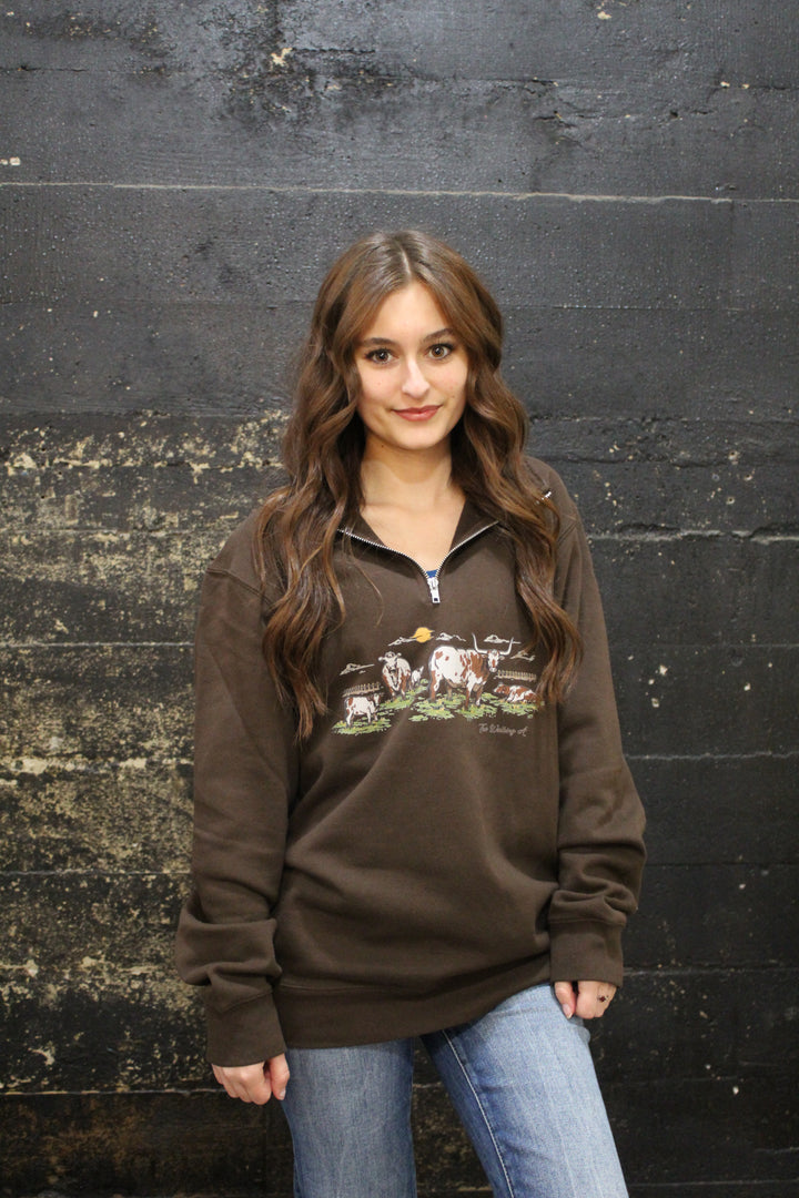 THE LONGHORNS Quarter Zip