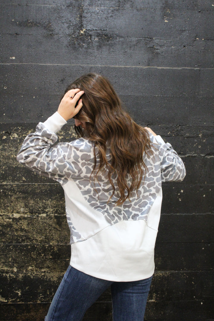 Nothing In My Way Camo Pullover