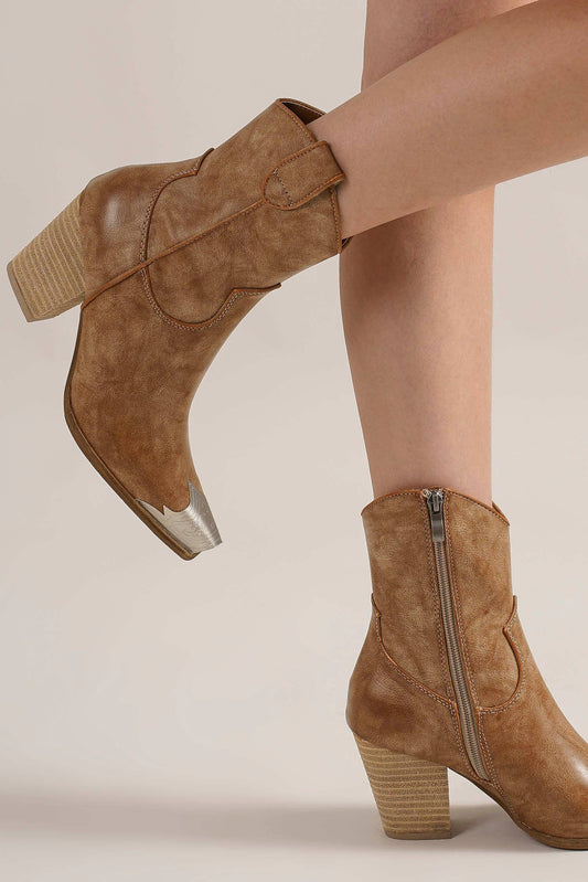 Dakota Metallic Toe Boots