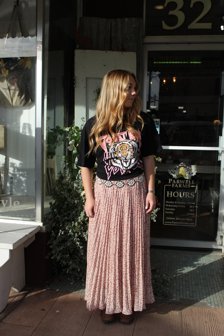 Nia Leopard Print Skirt