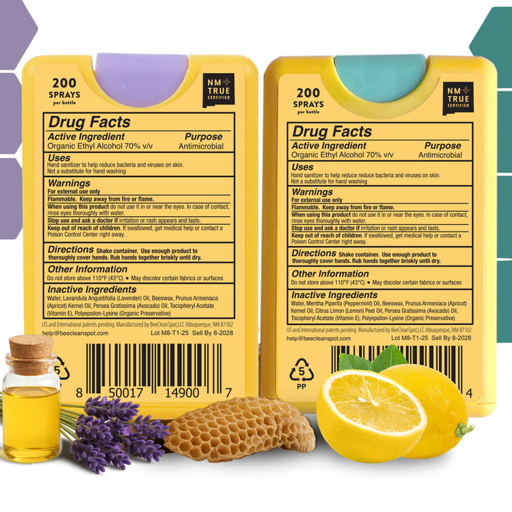 Bee Clean Organic Beeswax Hand Sanitizer