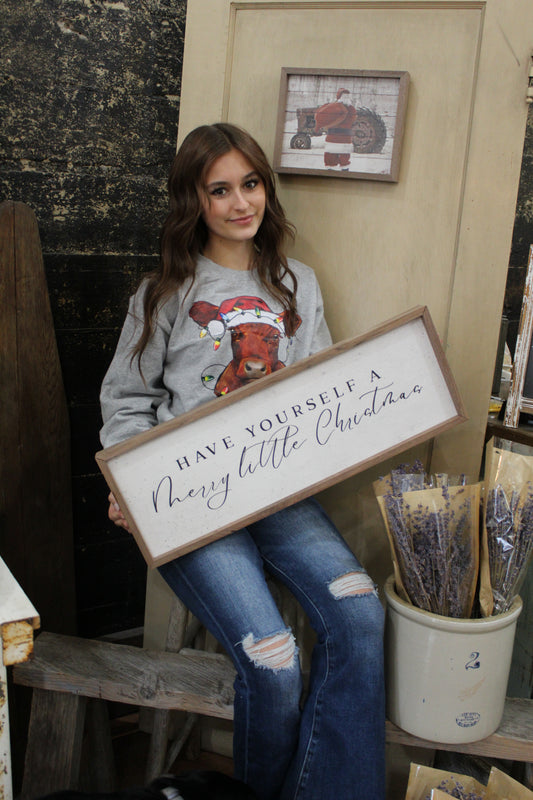 Merry Little Christmas Sign