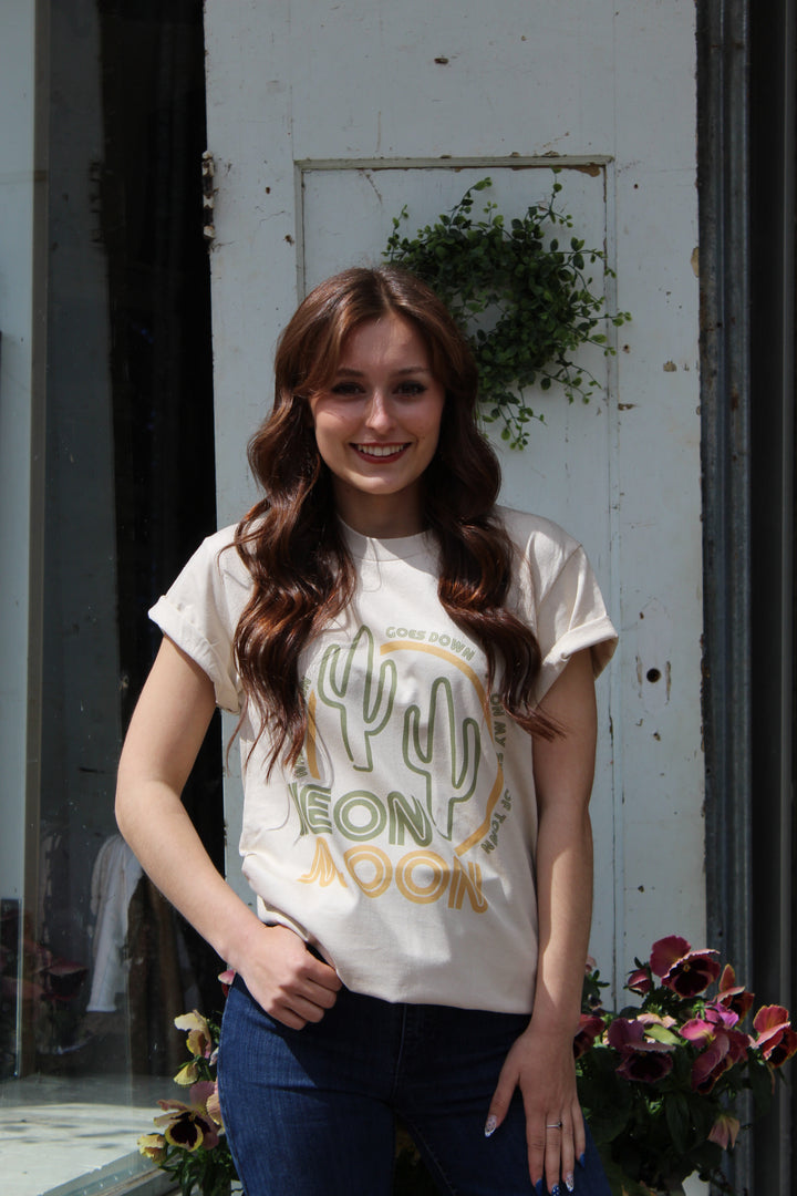 Neon Moon Cactus Graphic Tee