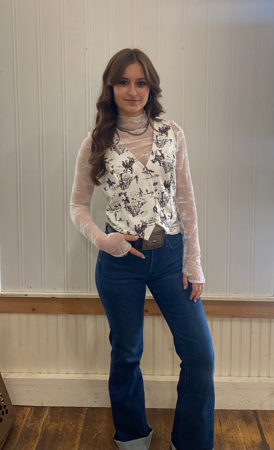 Maylee Mesh Tops