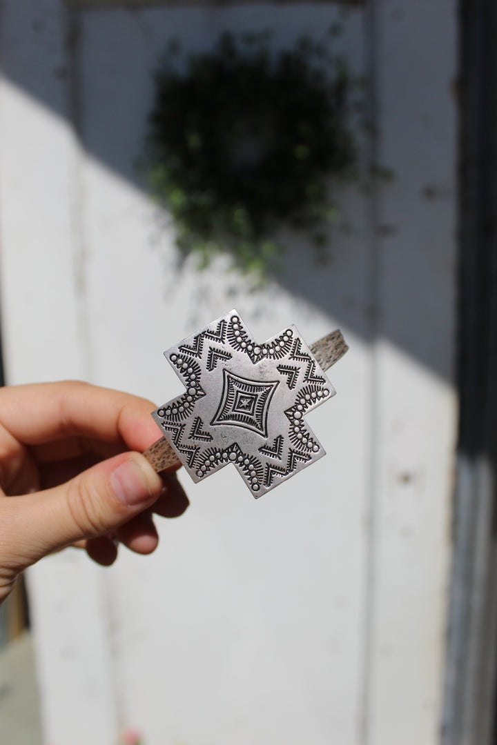 Boho Aztec Cuff Bracelet