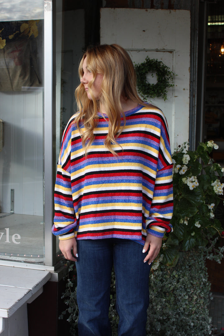 Maeve Striped Sweater