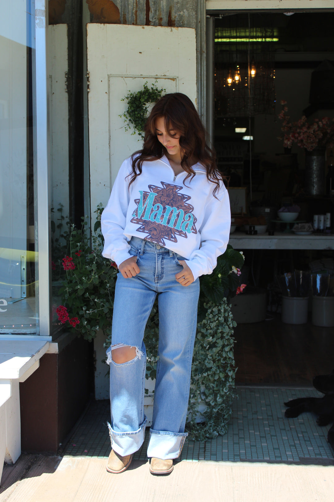 Western Mama Quarter Zip